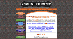 Desktop Screenshot of modelrailwayimports.com